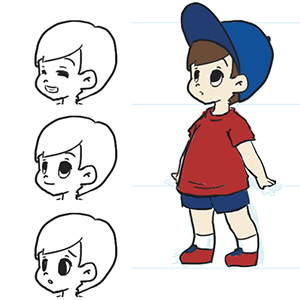 Boy Character Sheet